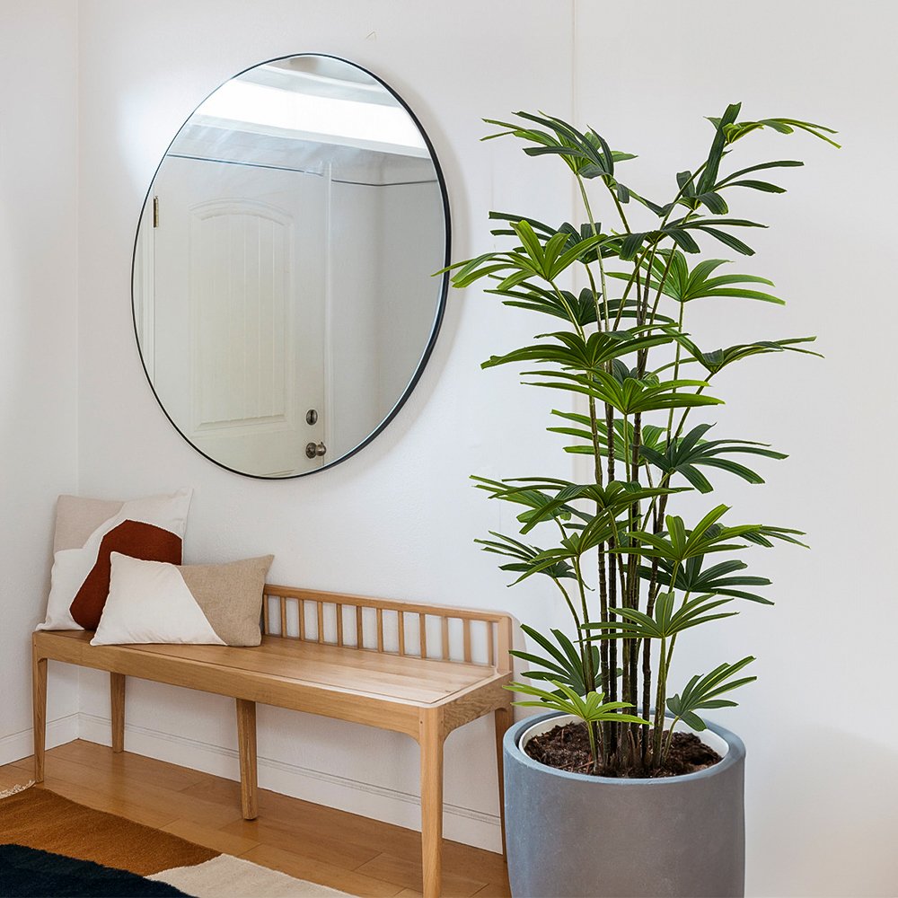 office-lobby-artificial-plant-decoration